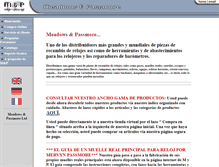 Tablet Screenshot of mp-espana.com